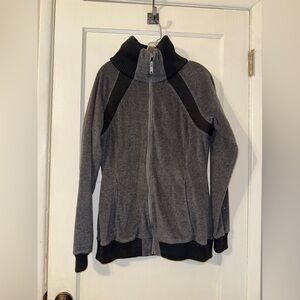 Columbia Women Gray Zip Up Sweater Sz XL